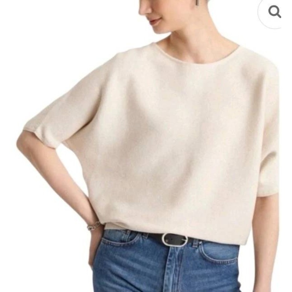 The Reset R Label Essential Pullover Sweater Top Womens Size XS Wool Minimalist